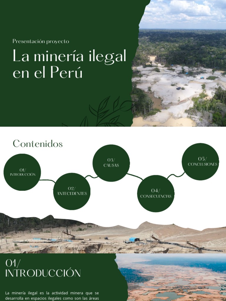 Mineria Ilegal Peru Pdf Minería La Contaminación Del Agua