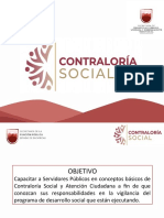 Contraloría Social y Sac Ejecutores