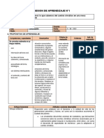 5° Grado - Sesiones Del 05 Al 09 de Junio