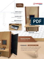 Brosur HOSTECH MEDICAL Sound Proof Chamber