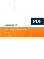 TOC - PEST Analysis - South Africa