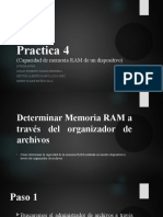 Practica 4: (Capacidad de Memoria RAM de Un Dispositivo)