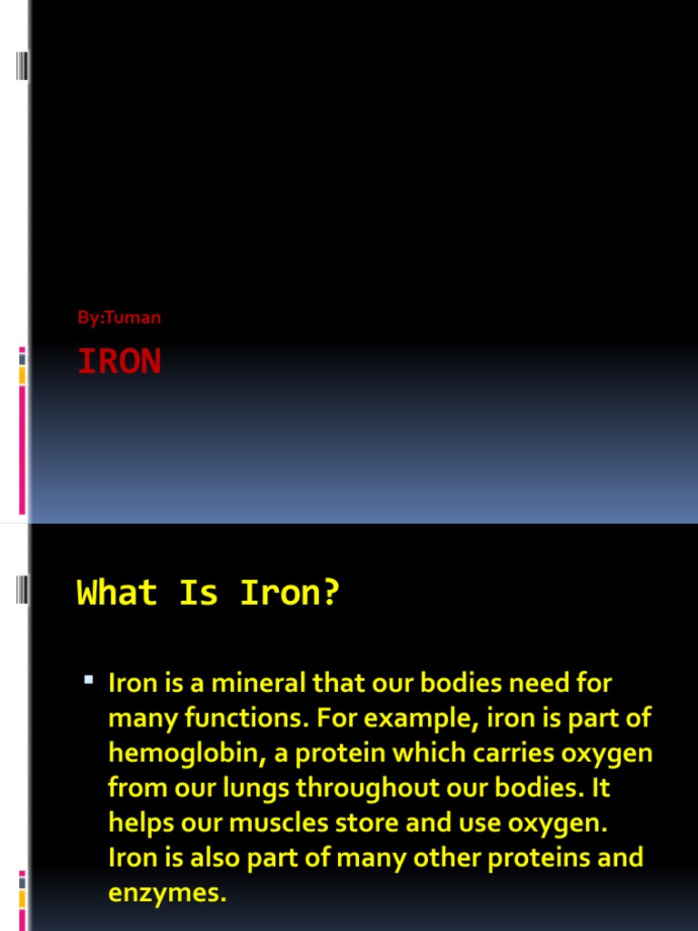 Iron (Biology) PDF