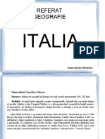 Referat geografie 2023 - Italia