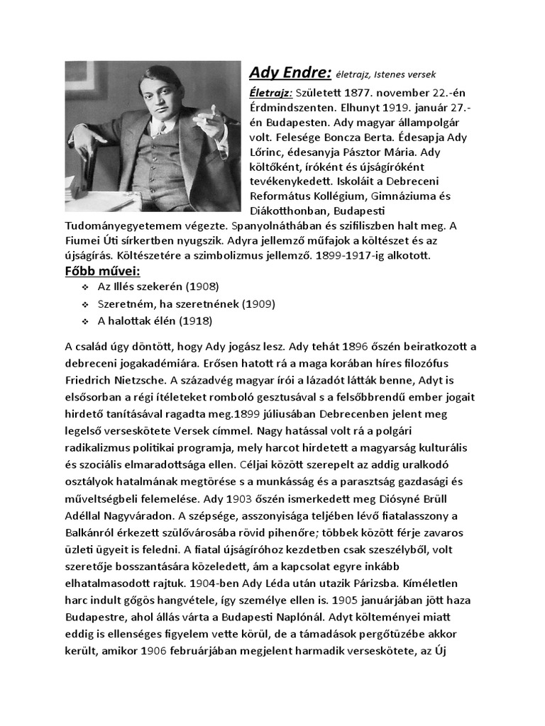 Ady Endre | PDF