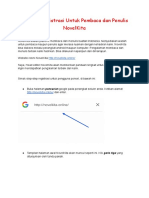 Tutorial Registrasi Akun Di NovelKita