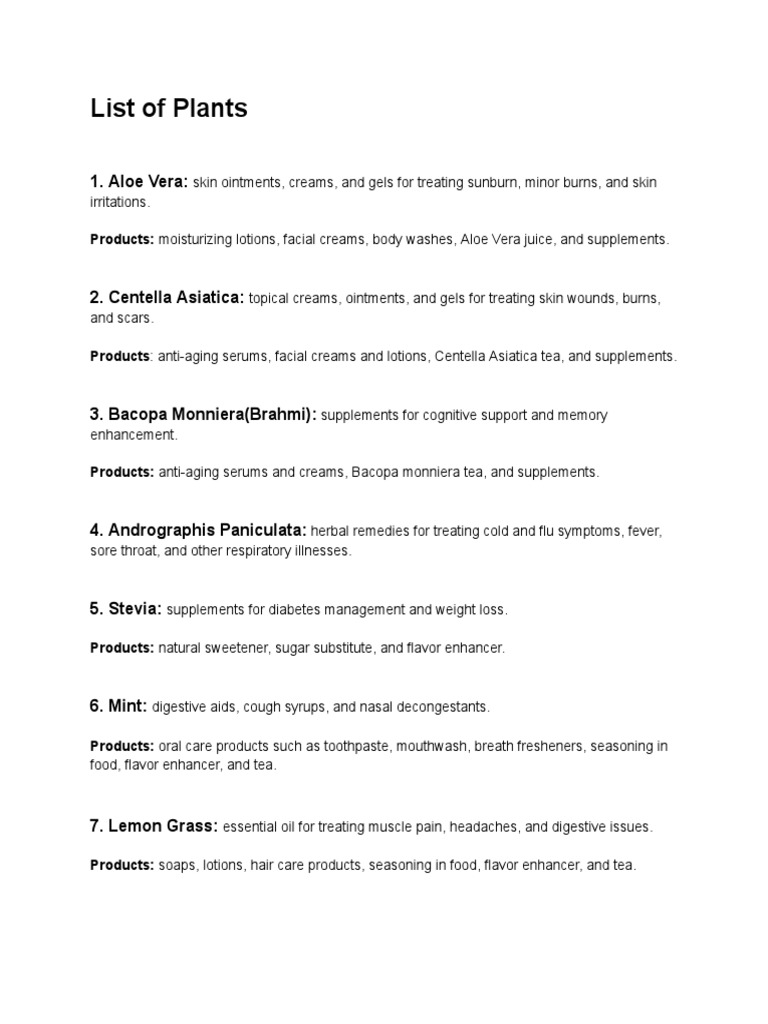 List Of Plants That Grow Underground