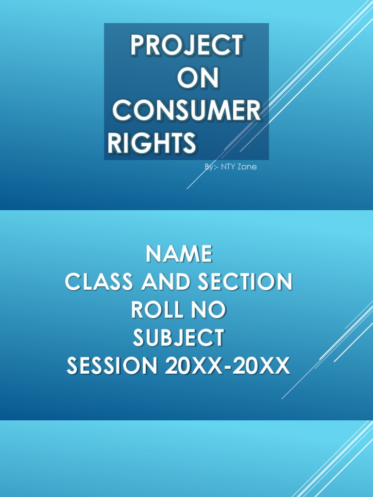 Class 10 Project on Consumer Rights | PDF | Consumer Protection | Goods