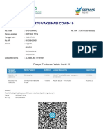 Kartu Vaksinasi Covid-19: Riwayat Pemberian Vaksin Covid-19