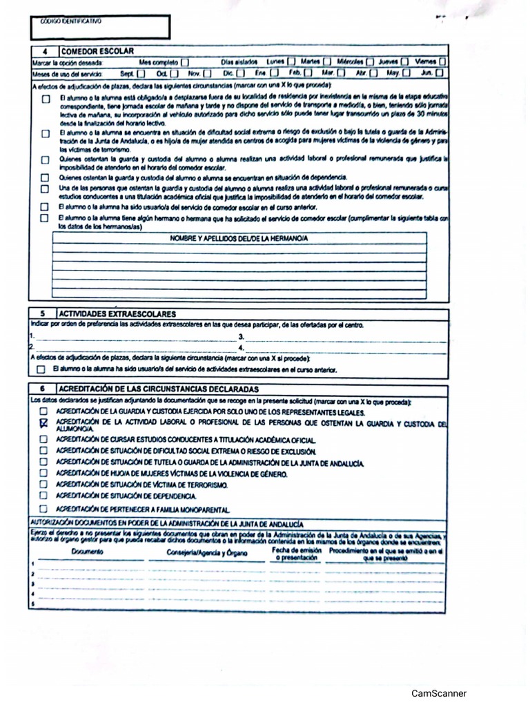 Formulario 1 | PDF
