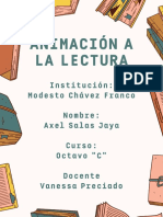 Documento A4 Portada Informe de Literatura Chilena Ilustraciones