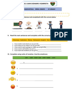 Evaluación Diagnóstica Inglés 2° 2020-2021