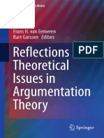 Reflections On Theoretical Issues in Argumentation Theory: Frans H. Van Eemeren Bart Garssen Editors