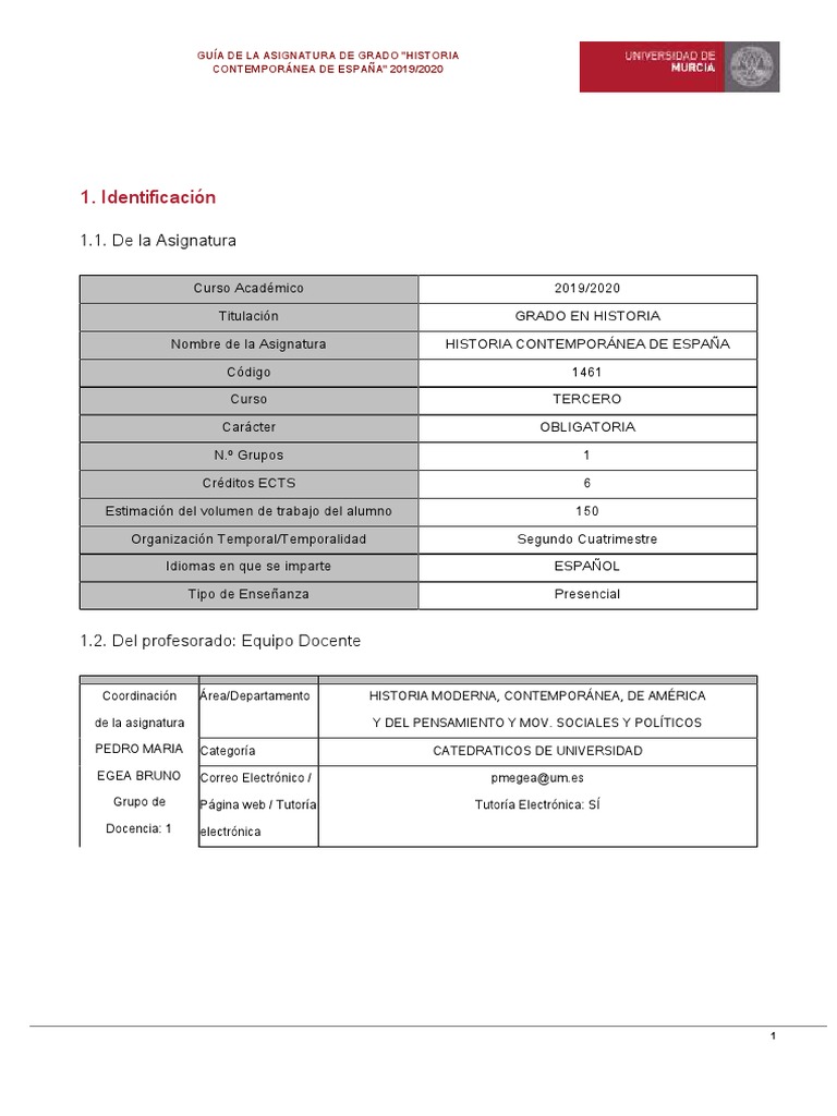 Um Historia Contemporanea de España | PDF | Historiografía | Evaluación