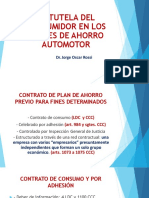 La Tutela Del Consumidor en Los Planes de Ahorro Automotor