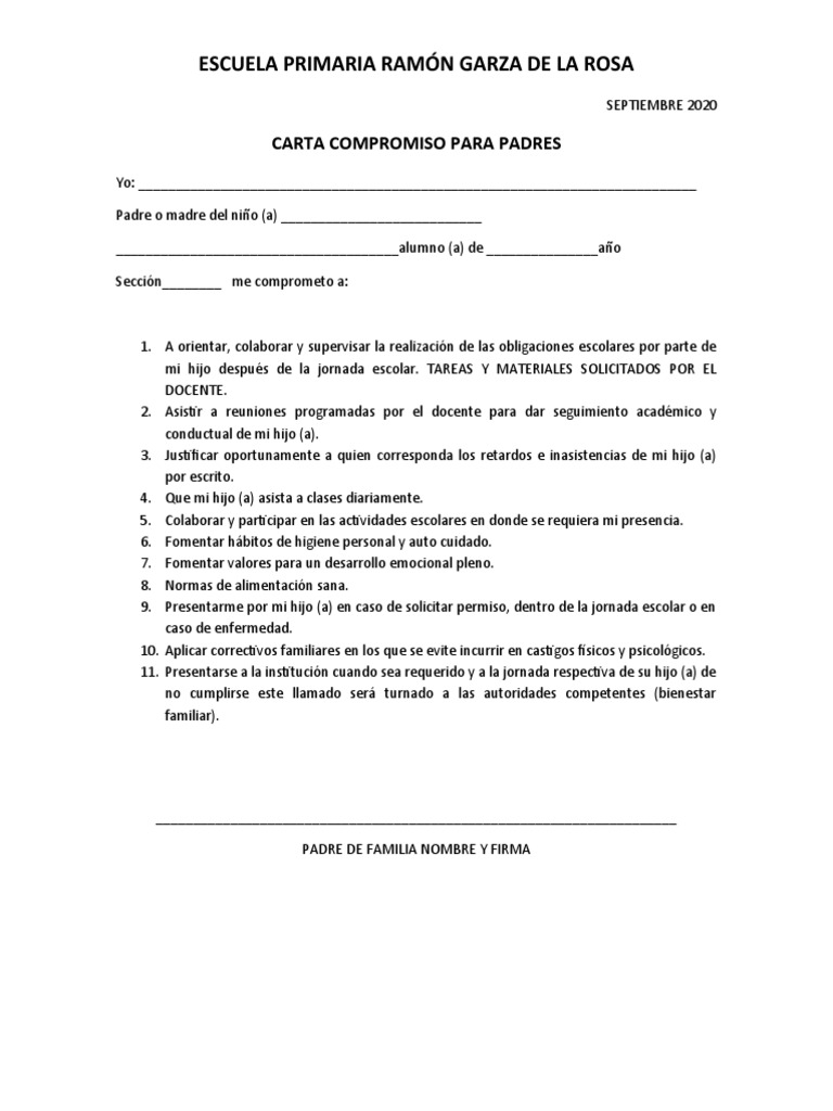 Compromiso de Padres en Educación Escolar | PDF | Crecimiento personal ...