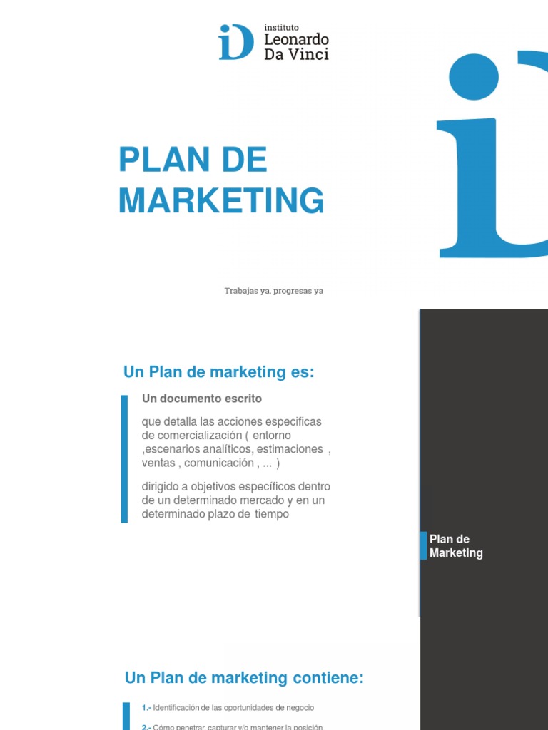 Plan de Marketing: Estrategias y Fases | PDF | Marketing | Análisis FODA