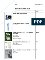 Csi Ro Price List