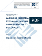 Tema 2. Exposicion Laboral Al Ruido