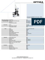 OPTIKA B-383PL Technical Datasheet EN