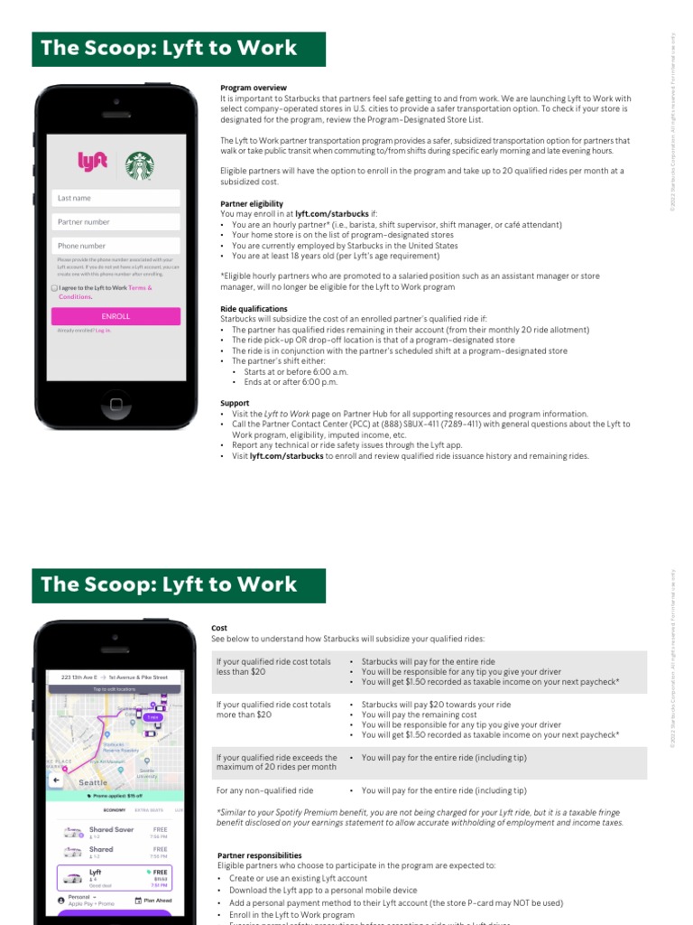 The Scoop Lyft To Work Pdf