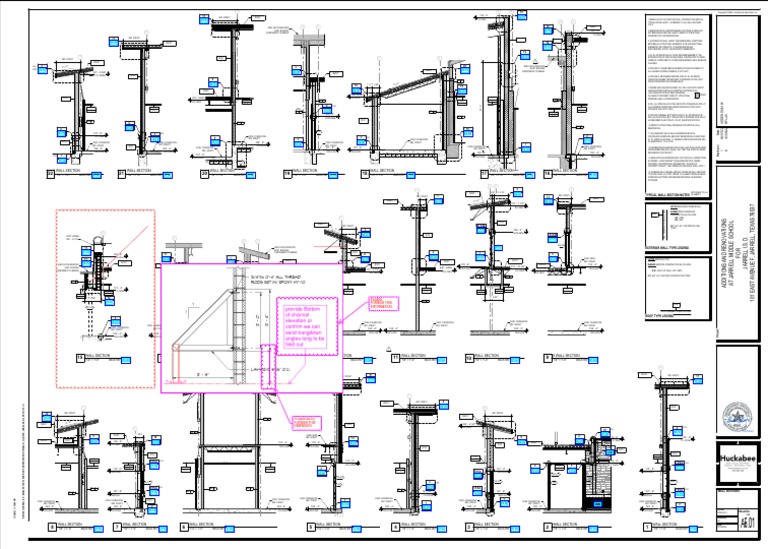 A6.01 Wall Sections Rev.2 Markup PDF Masonry Real Estate