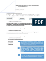 Cuestionario para La Prueba de Doctrina Social de La Iglesia