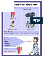 Display Poster Present Perfect and Simple Past A3