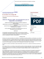 Síndrome Diarreico Agudo - Recomendaciones para El Diagnóstico Microbiológico