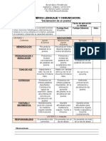 Rubrica para Evaluar La Declamacion de Un Poema