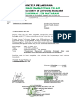 Surat Elektronik Undangan Pembukaan RAK & MUSKOH HMI Komisariat Dakwah Cabang Mataram