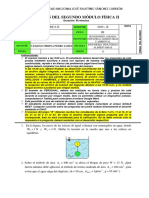 Examen Segundo Módulo Física Ii (2020 - Ii)