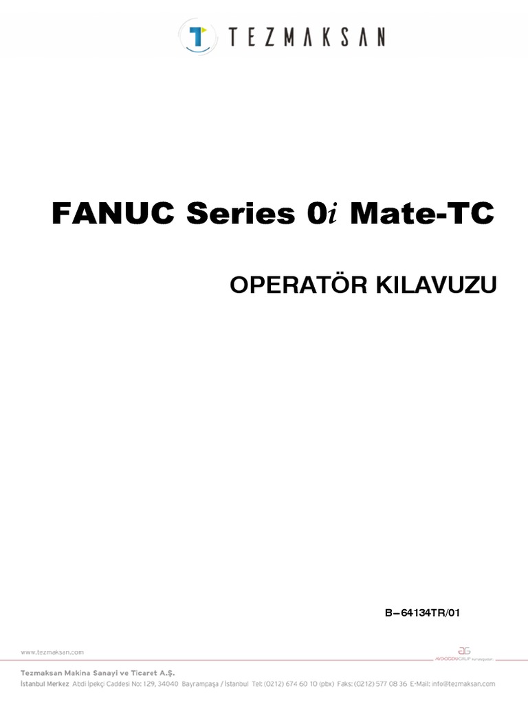 0i Mate TC Operator Kitabi Dokuman | PDF