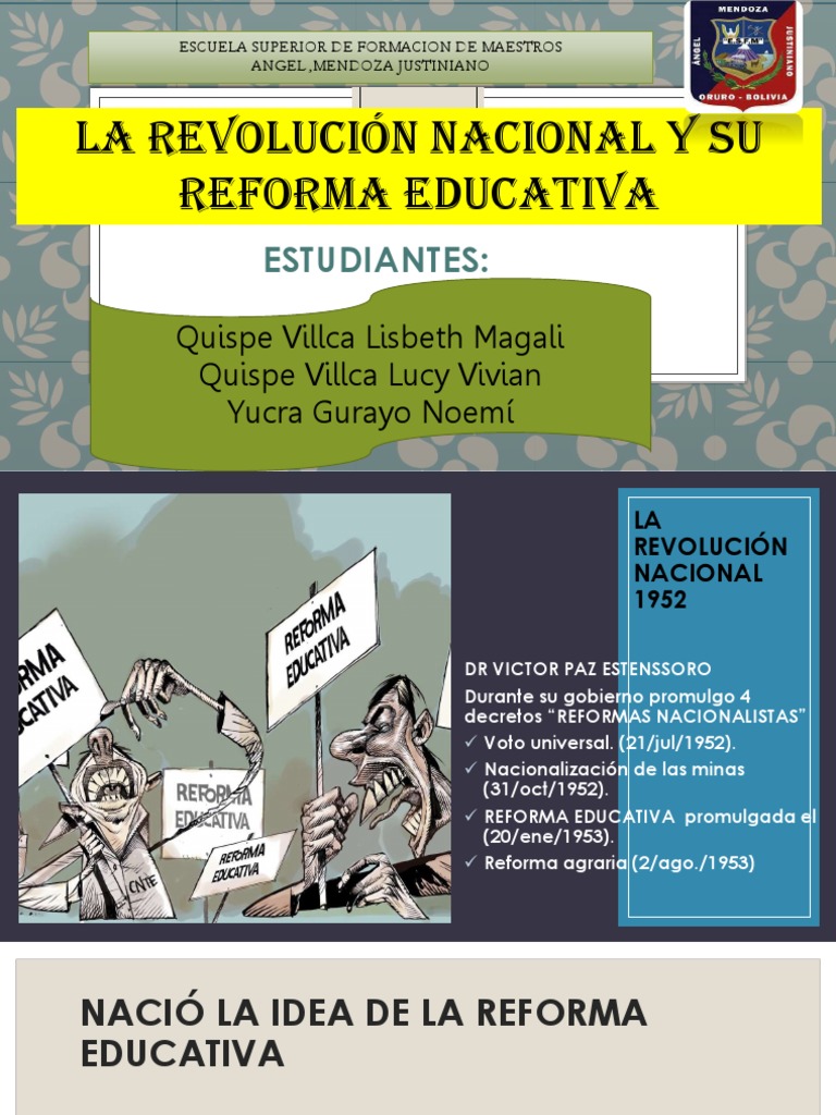 Grupo de Disertacion Reforma Educativa | PDF