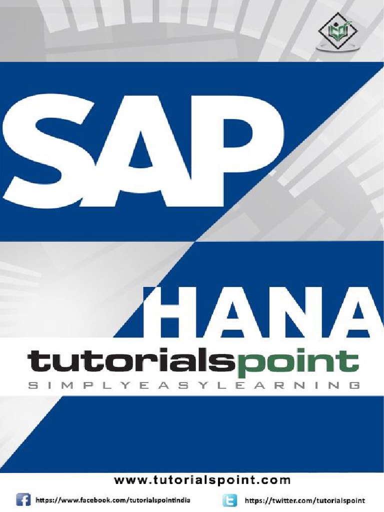 Sap Hana Cloud Tutorial | PDF | Computers | Technology & Engineering