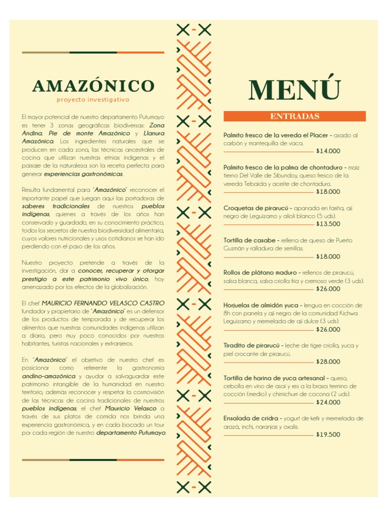 Menú Primer Piso PDF