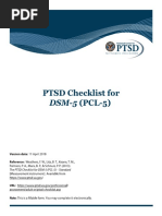 CAPS-5 PTSD Assessment Form | PDF | Psychological Trauma | Emotions