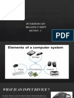 Input and Output Devices