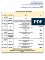 Escala de Palestras - Mes - Maio - 23