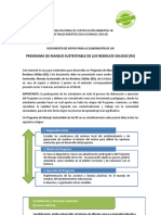 Programa Residuos Solidos