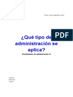 Qué Tipo de Administración Se Aplica UVEG