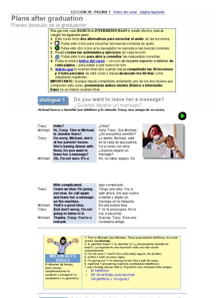 Planes después de la graduación | PDF