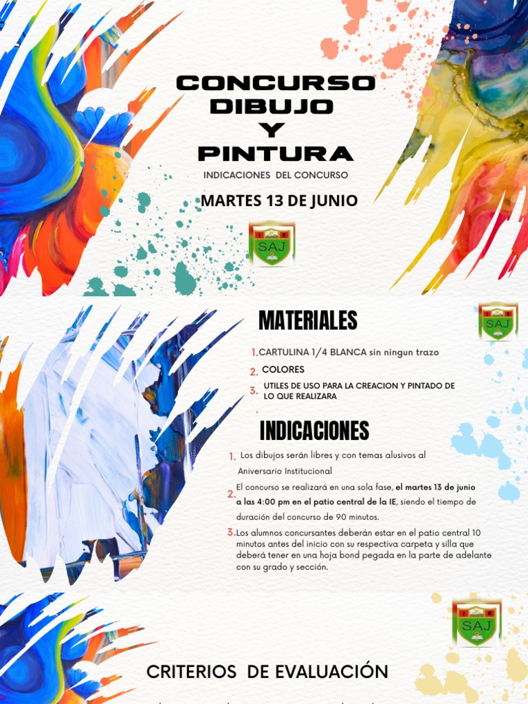 Concurso Dibujo Y Pintura 1 Pdf