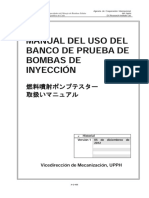 Manual Del Uso Del Banco de Prueba de Bombas de Inyeccion