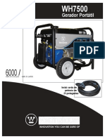 7500 Westinghouse Gerador Spec Sheet