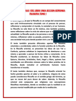 Resumen Capitulo 1 Del Libro Unsa Seccion Filosofia Tomo 1