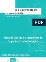 Fases Da Gestão de Incidentes