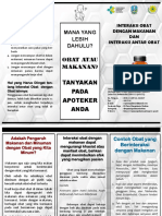 Leaflet Potensi Interaksi Antar OBAT DAN MAKANAN 2