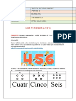 Miercoles 17 - Mate - Los Numeros 4, 5 y 6