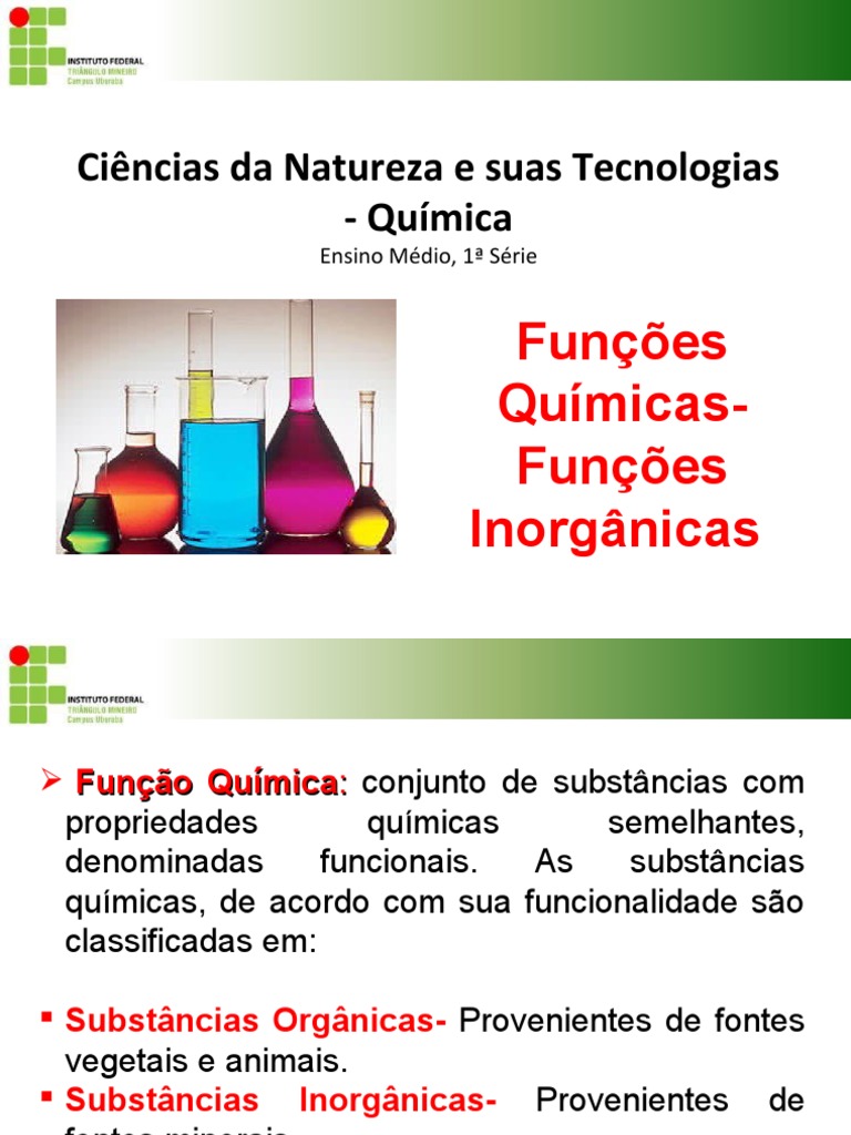 Funções Inorgânicas | PDF